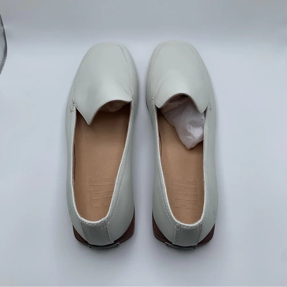 NWB Frye Women's Claire Venetian Leather Loafers white size 6.5M 1708 - Picture 8 of 12